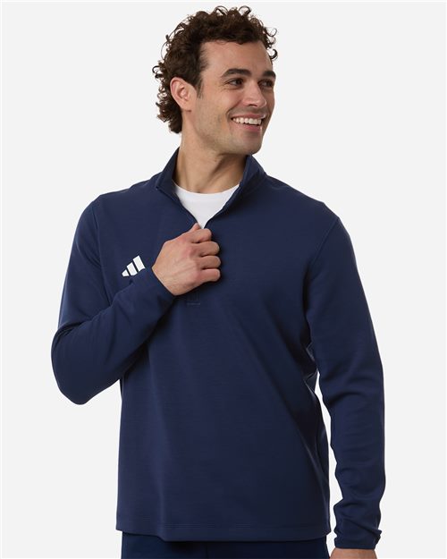 Adidas Men's 3-Stripes Quarter-Zip Pullover - Adidas AT400