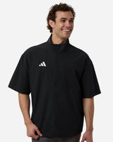 Adidas Men's Short Sleeve Quarter-Zip Pullover - Adidas AT505