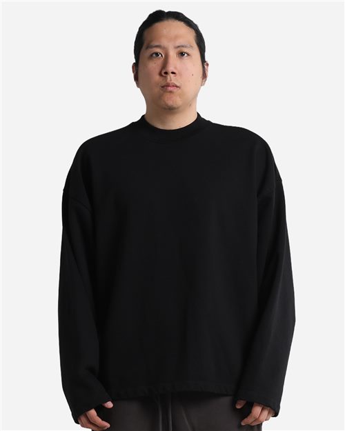 Shaka Wear Unisex Garment-Dyed Terry Long Sleeve T-Shirt - Shaka Wear SHGTL