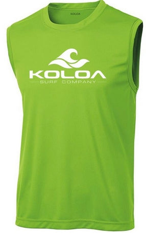 Koloa Surf Co. Classic Wave Logo Moisture Wicking Sleeveless T-Shirt