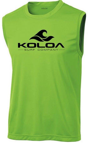 Koloa Surf Co. Classic Wave Logo Moisture Wicking Sleeveless T-Shirt