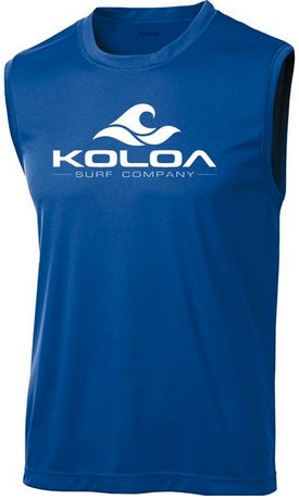 Koloa Surf Co. Classic Wave Logo Moisture Wicking Sleeveless T-Shirt