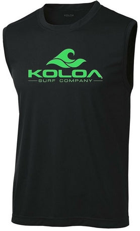 Koloa Surf Co. Classic Wave Logo Moisture Wicking Sleeveless T-Shirt