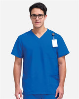 Hanes Men's V-Neck 3 Pocket Scrub Top - Hanes HMB002