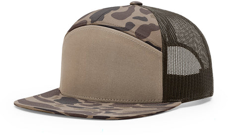 Richardson 168P Printed Seven-Panel Trucker Cap | Wholesale Camo Headwear