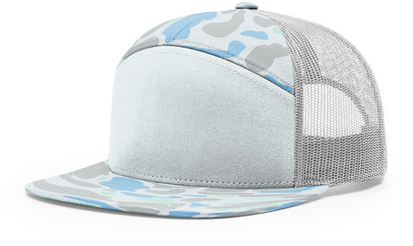 Richardson 168P Printed Seven-Panel Trucker Cap | Wholesale Camo Headwear