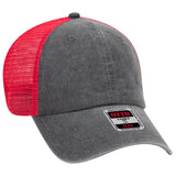 OTTO CAP® OTTO FLEX® Fitted 6 Panel Low Profile Mesh Back Trucker Hat OTTO 169-1264