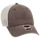 OTTO CAP® OTTO FLEX® Fitted 6 Panel Low Profile Mesh Back Trucker Hat OTTO 169-1264