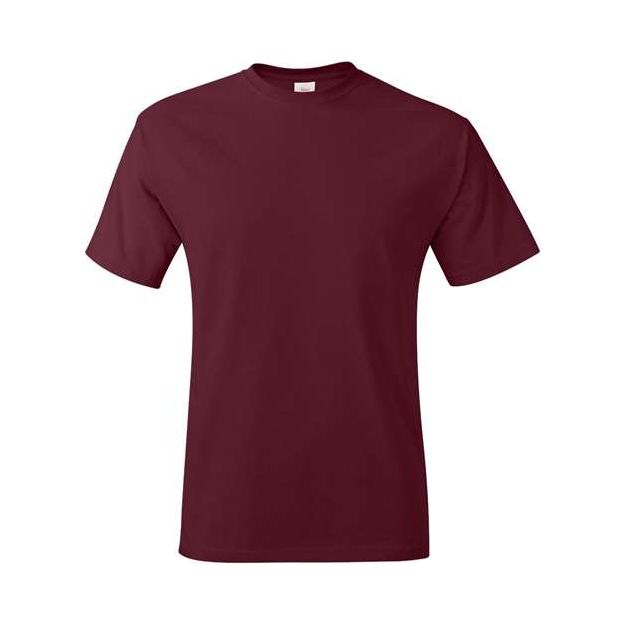 Hanes Authentic T-Shirt - Cardinal - Hanes 5250 Hanes Cardinal S