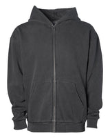 Independent Trading Co. IND420ZIP Unisex Mainstreet Heavyweight Full-Zip Hooded Sweatshirt