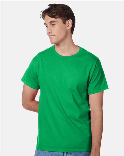 Hanes Authentic T-Shirt - Kelly Green - Hanes 5250 Hanes Kelly Green S