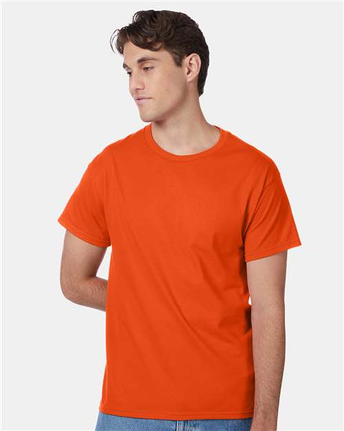 Hanes Authentic T-Shirt - Orange - Hanes 5250 Hanes