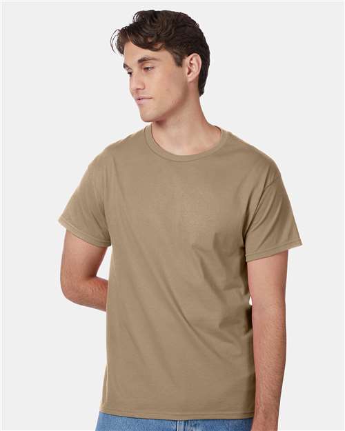 Hanes Authentic T-Shirt - Pebble - Hanes 5250 Hanes Pebble S