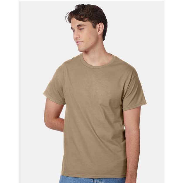 Hanes Authentic T-Shirt - Pebble - Hanes 5250 Hanes Pebble S