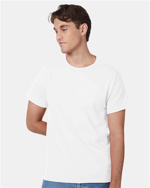 Hanes Authentic T-Shirt - White - Hanes 5250 Hanes