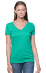 Royal Apparel 17030W Women's 50/50 Blend V-Neck - Heather Green