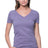 Royal Apparel 17030W Women's 50/50 Blend V-Neck - Heather Purple