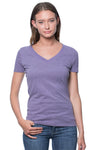 Royal Apparel 17030W Women's 50/50 Blend V-Neck - Heather Purple