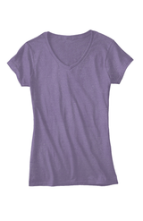 Royal Apparel 17030W Women's 50/50 Blend V-Neck - Heather Purple