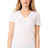 Royal Apparel 17030W Women's 50/50 Blend V-Neck - White