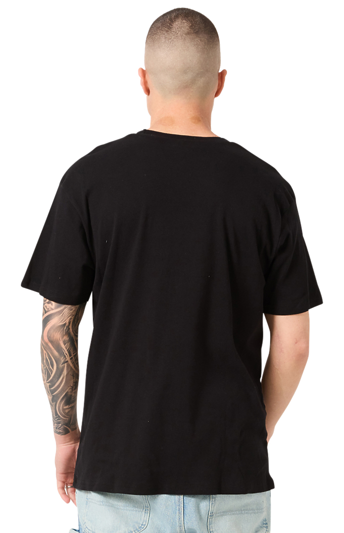 Royal Apparel 17051 Unisex 50/50 Blend Tee - Black