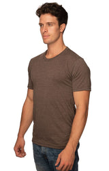 Royal Apparel 17051 Unisex 50/50 Blend Tee - Heather Brown