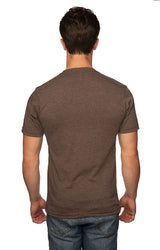 Royal Apparel 17051 Unisex 50/50 Blend Tee - Heather Brown