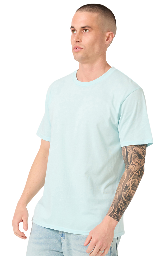 Royal Apparel 17051 Unisex 50/50 Blend Tee - Heather Breeze