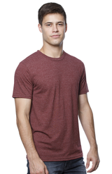 Royal Apparel 17051 Unisex 50/50 Blend Tee - Heather Burgundy