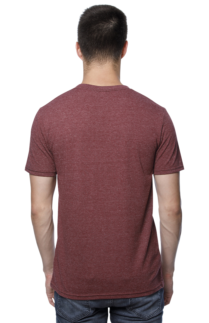 Royal Apparel 17051 Unisex 50/50 Blend Tee - Heather Burgundy