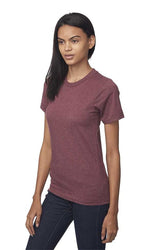 Royal Apparel 17051 Unisex 50/50 Blend Tee - Heather Burgundy
