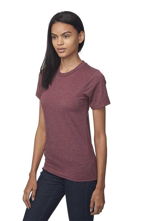 Royal Apparel 17051 Unisex 50/50 Blend Tee - Heather Burgundy