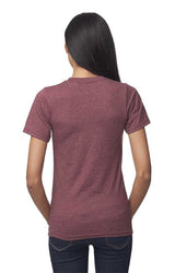 Royal Apparel 17051 Unisex 50/50 Blend Tee - Heather Burgundy