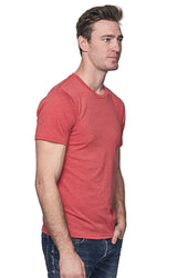 Royal Apparel 17051 Unisex 50/50 Blend Tee - Heather Cardinal