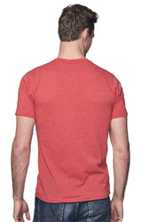 Royal Apparel 17051 Unisex 50/50 Blend Tee - Heather Cardinal