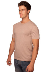 Royal Apparel 17051 Unisex 50/50 Blend Tee - Heather Chocolate