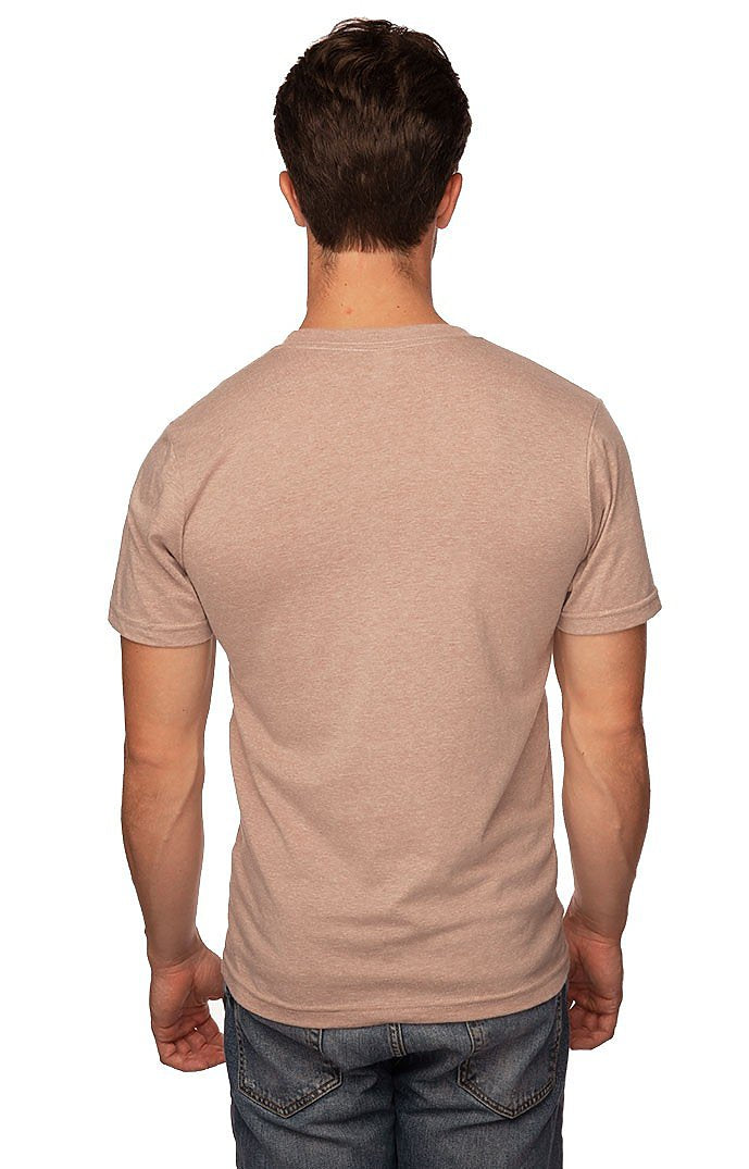 Royal Apparel 17051 Unisex 50/50 Blend Tee - Heather Chocolate