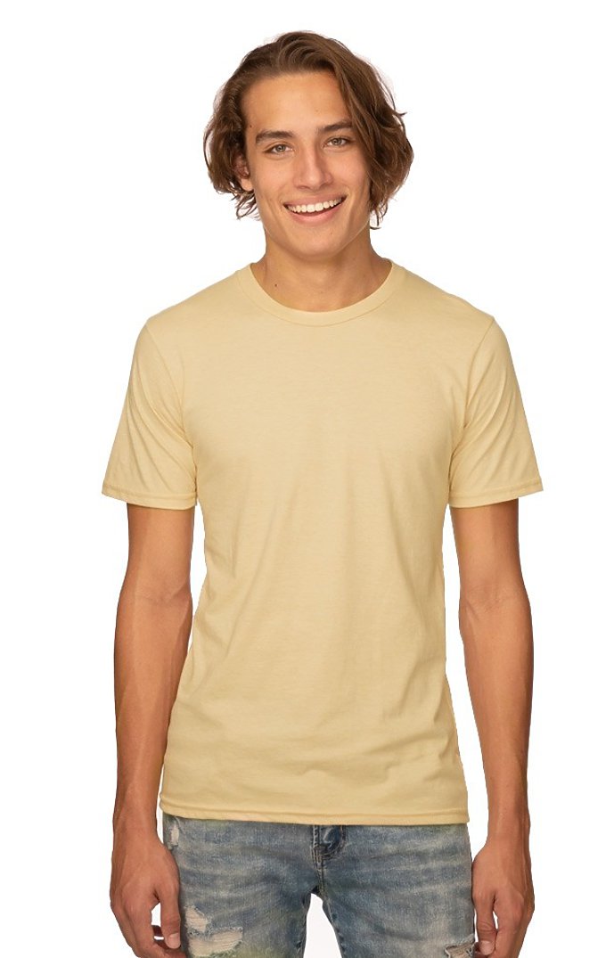 Royal Apparel 17051 Unisex 50/50 Blend Tee - Heather Champagne