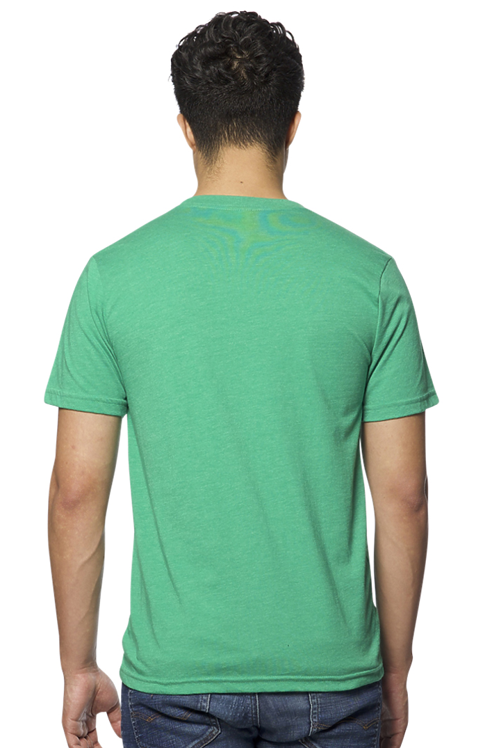 Royal Apparel 17051 Unisex 50/50 Blend Tee - Heather Green