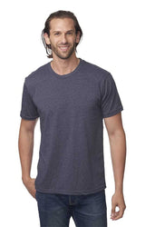 Royal Apparel 17051 Unisex 50/50 Blend Tee - Heather Indigo