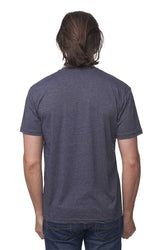 Royal Apparel 17051 Unisex 50/50 Blend Tee - Heather Indigo