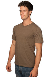 Royal Apparel 17051 Unisex 50/50 Blend Tee - Heather Mocha