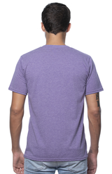 Royal Apparel 17051 Unisex 50/50 Blend Tee - Heather Purple