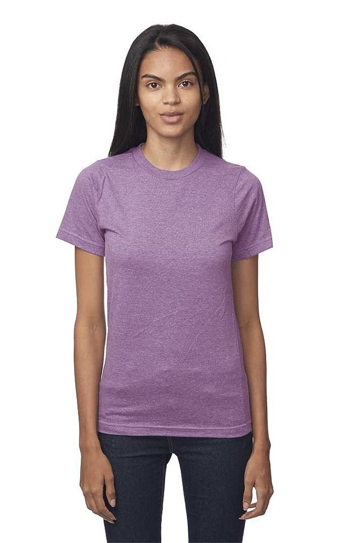 Royal Apparel 17051 Unisex 50/50 Blend Tee - Heather Purple