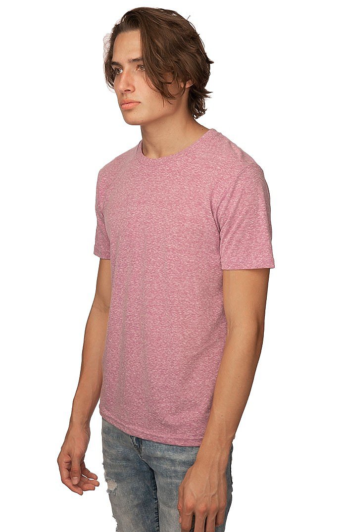 Royal Apparel 17051 Unisex 50/50 Blend Tee - Heather Red
