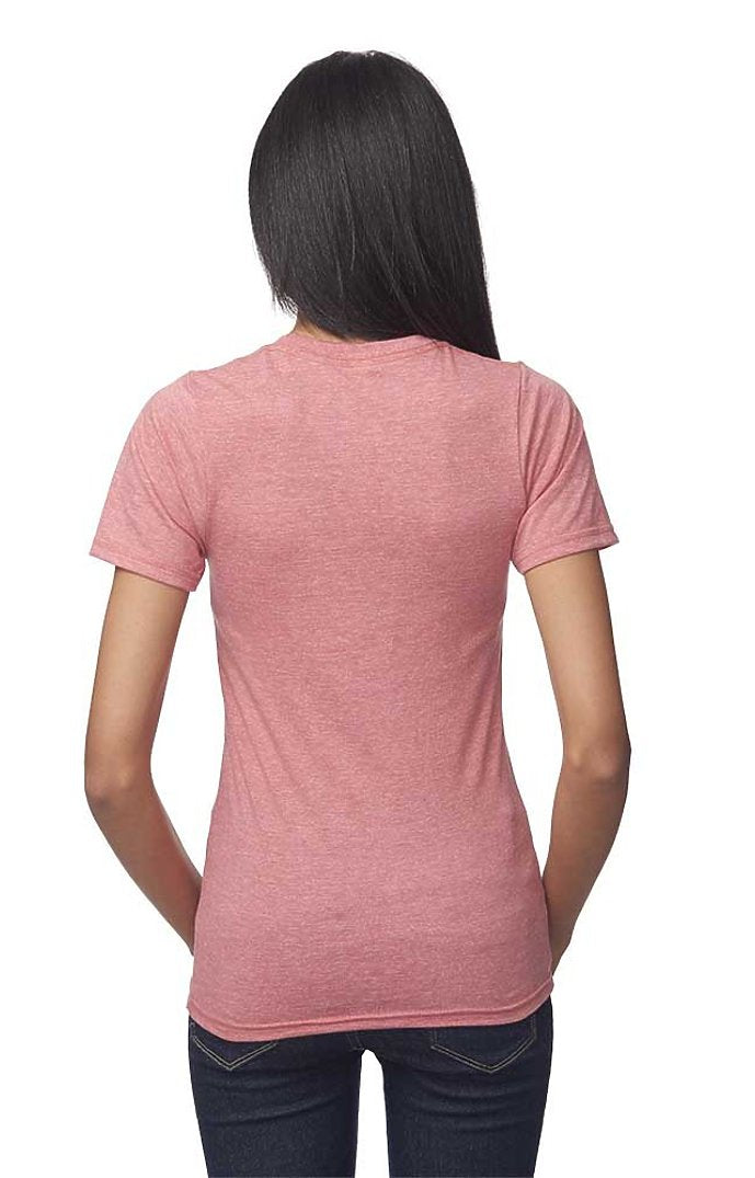 Royal Apparel 17051 Unisex 50/50 Blend Tee - Heather Red