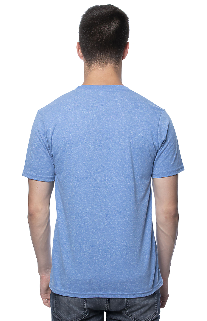Royal Apparel 17051 Unisex 50/50 Blend Tee - Heather Royal