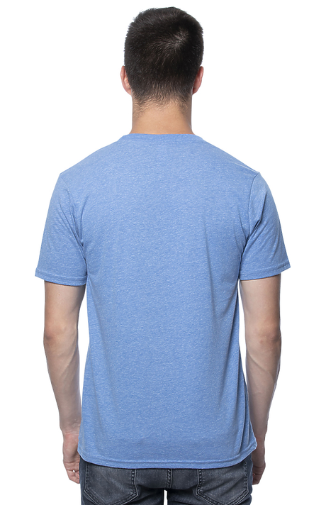 Royal Apparel 17051 Unisex 50/50 Blend Tee - Heather Royal