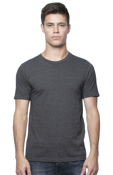 Royal Apparel 17051 Unisex 50/50 Blend Tee - Heather Smoke