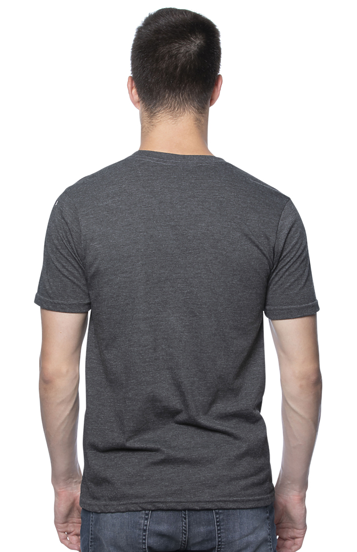 Royal Apparel 17051 Unisex 50/50 Blend Tee - Heather Smoke